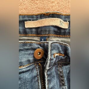 Tiffany Ripped Denim Shorts - Indigo